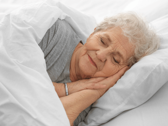 Elderly Woman Sleeping